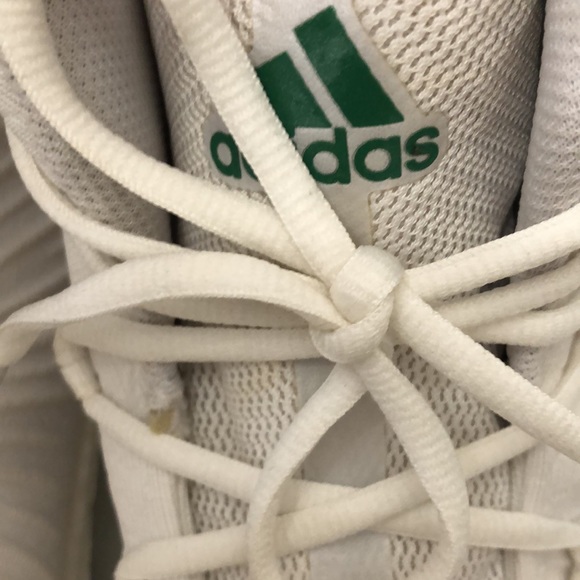 ADIDAS MIAMI HURRICANES TEAM-ISSUES WHITE & GREEN RUNNING SNEAKERS MENS SIZE 18 - Picture 5 of 16